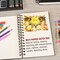 5.5" x 8.5" Premium Hardbound Sketch Book, 2 Pack, 80 Sheets Each, 70 lb (110gsm) - Hardcover Spiral Bound Artist Field, Small Sketch Pad, Acid-Free Drawing Pad - Adults, Students